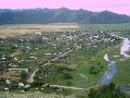 Верхний Уймон. Панорама села с восточной гряды. 2 часть